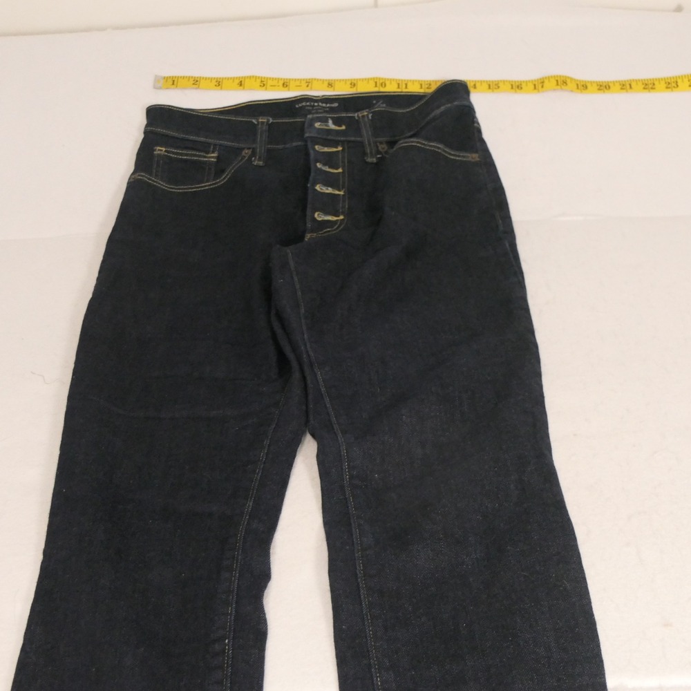 Lucky Brand Womens Jeans 8/29 Bridgette Skinny Dark Indigo Minimalist Retro Goth